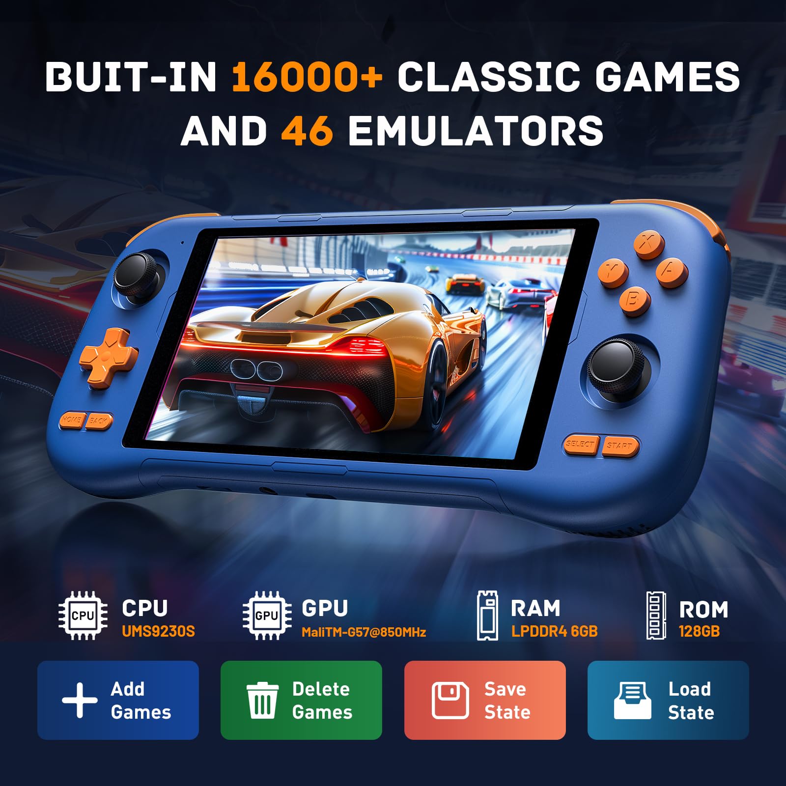 KINHANK K56 + 64gbマイクロSD　中華エミュレーターゲーム機 Buy Kinhank K56 Retro Handheld Game Console Built-in 16000+ Games